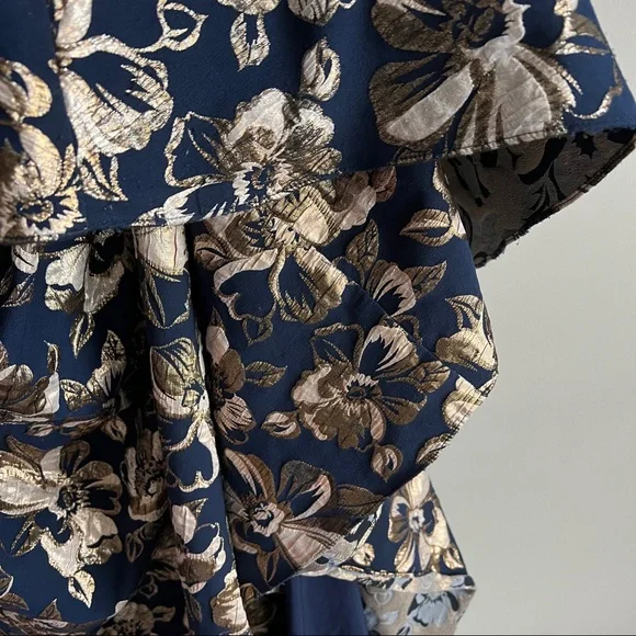 Badgley Mischka Floral Jacquard dress - Picture 9 of 10